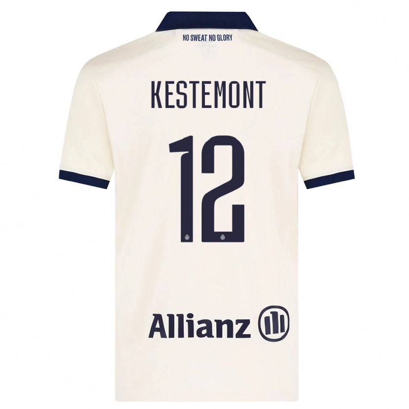 Danxen Damen Thibeau Kestemont #12 Beige Schwarz Auswärtstrikot Trikot 2026/27 T-Shirt Österreich