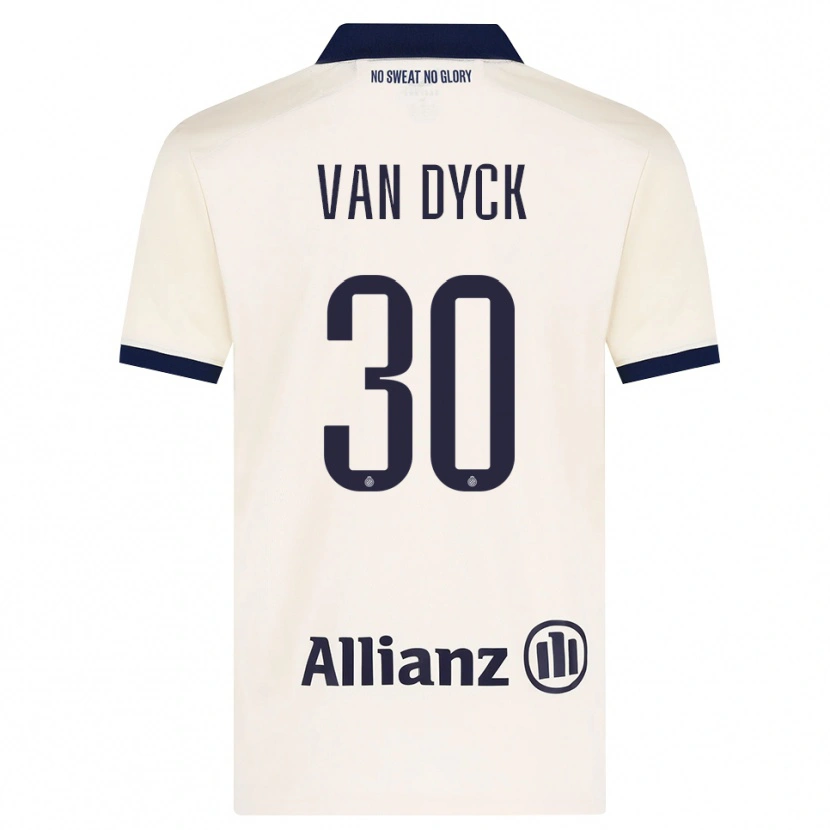 Danxen Damen Nell Van Dyck #30 Beige Schwarz Auswärtstrikot Trikot 2026/27 T-Shirt Österreich