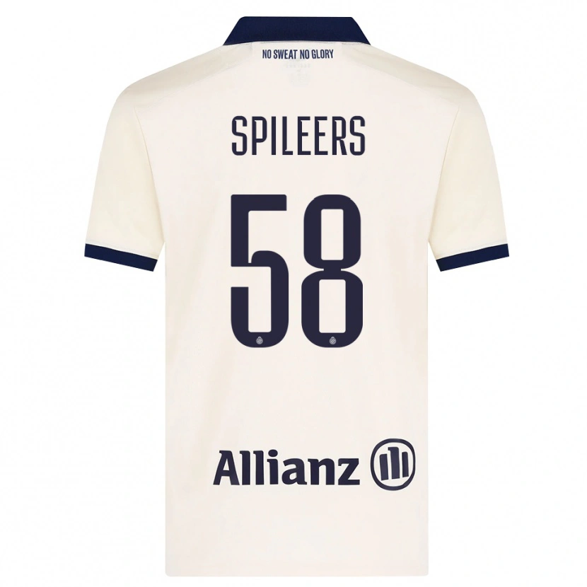 Danxen Damen Jorne Spileers #58 Beige Schwarz Auswärtstrikot Trikot 2026/27 T-Shirt Österreich