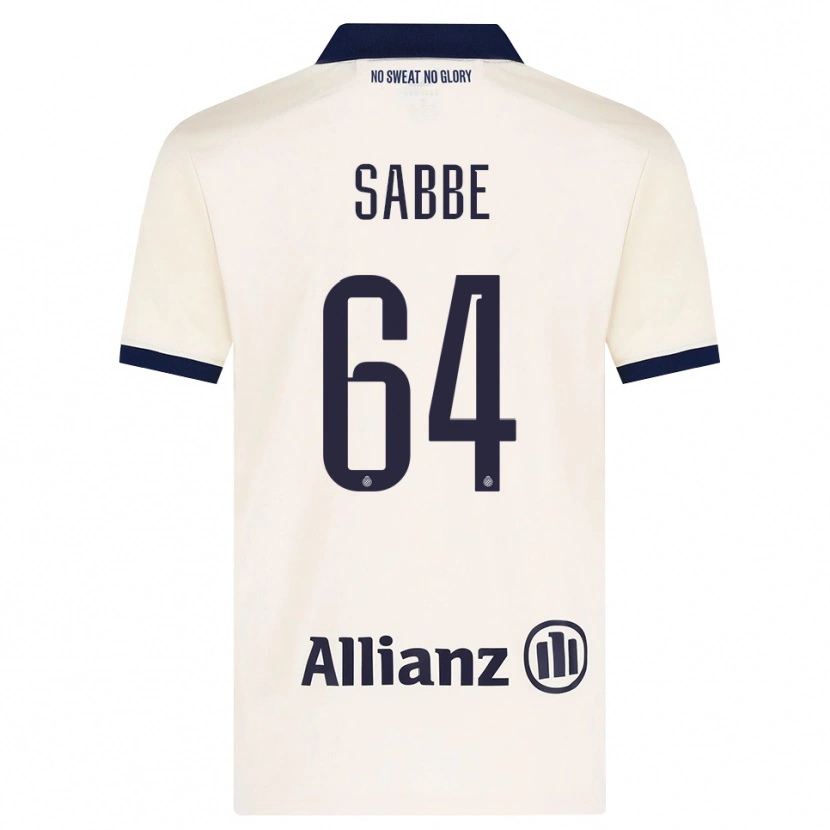 Danxen Damen Kyriani Sabbe #64 Beige Schwarz Auswärtstrikot Trikot 2026/27 T-Shirt Österreich