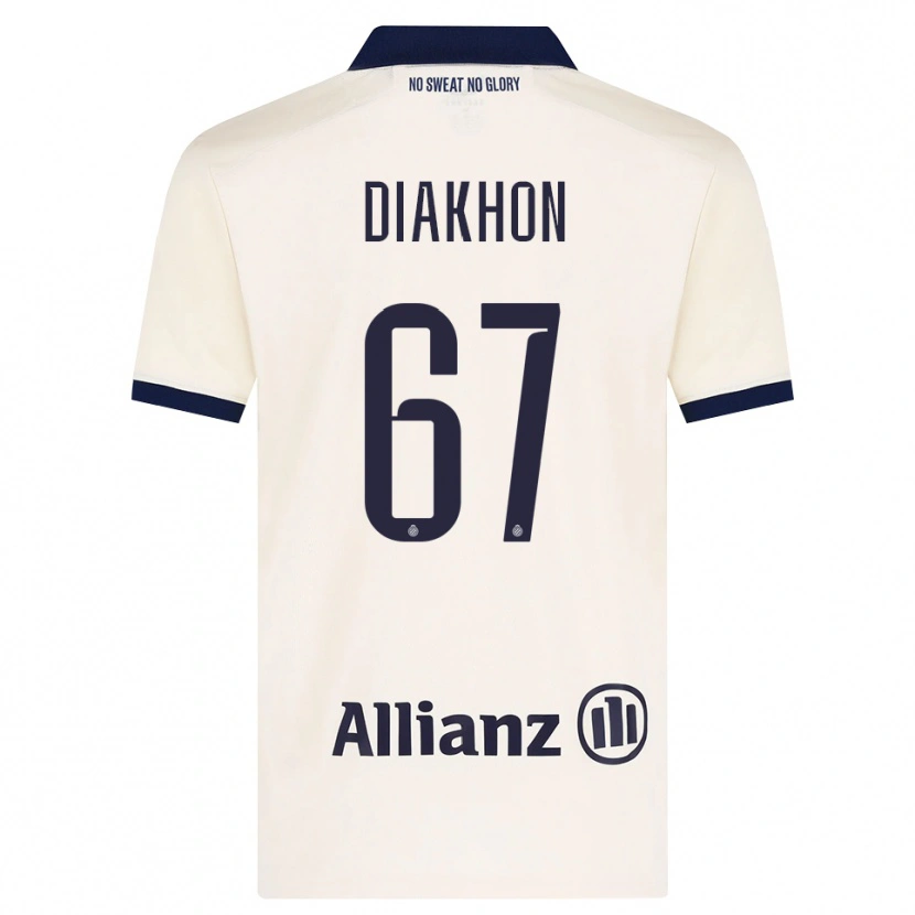 Danxen Damen Mamadou Diakhon #67 Beige Schwarz Auswärtstrikot Trikot 2026/27 T-Shirt Österreich