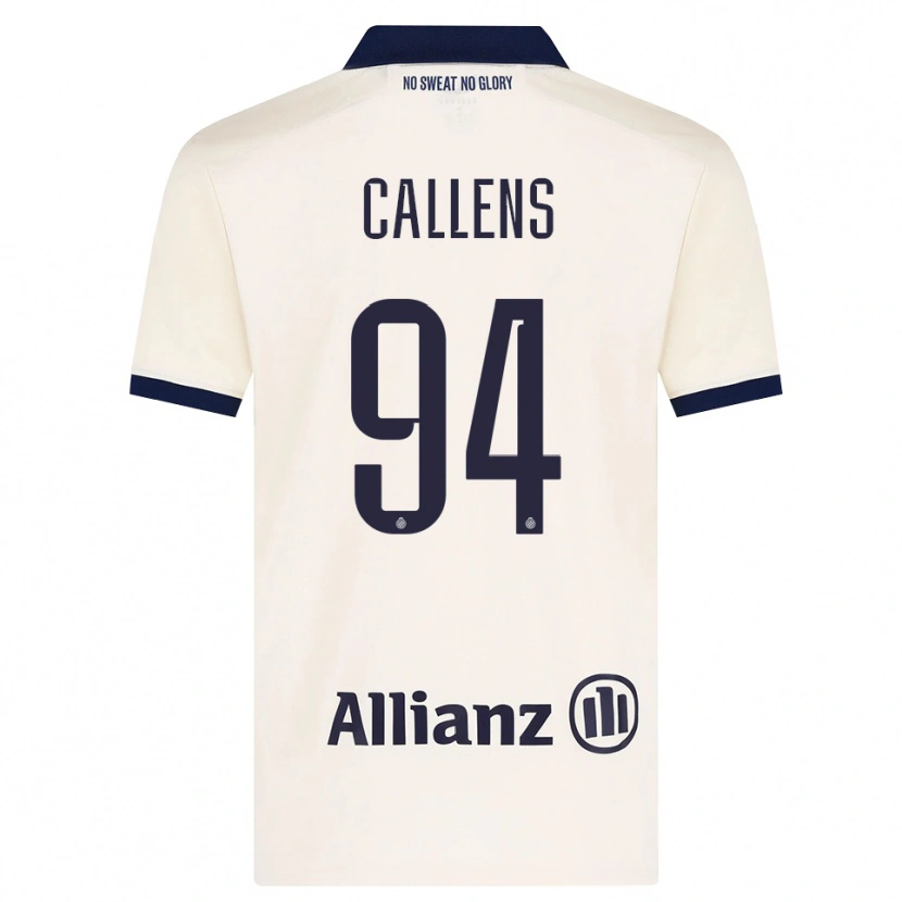 Danxen Damen Emiel Callens #94 Beige Schwarz Auswärtstrikot Trikot 2026/27 T-Shirt Österreich