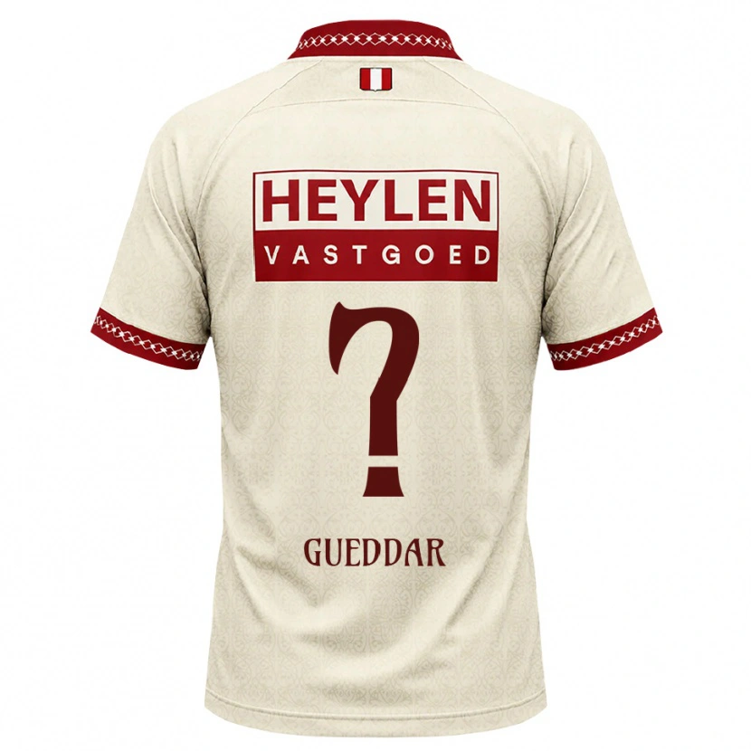Danxen Damen Zakaria Gueddar #0 Beige Rot Auswärtstrikot Trikot 2026/27 T-Shirt Österreich