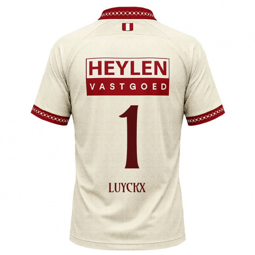 Danxen Damen Vic Luyckx #1 Beige Rot Auswärtstrikot Trikot 2026/27 T-Shirt Österreich