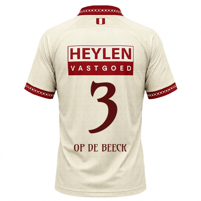 Danxen Damen Gregg Op De Beeck #3 Beige Rot Auswärtstrikot Trikot 2026/27 T-Shirt Österreich