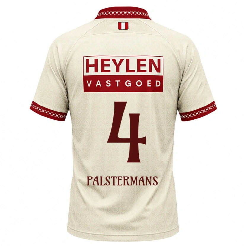 Danxen Damen Jasper Palstermans #4 Beige Rot Auswärtstrikot Trikot 2026/27 T-Shirt Österreich