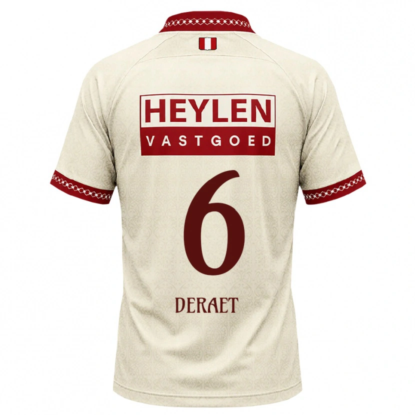 Danxen Damen Xavi Deraet #6 Beige Rot Auswärtstrikot Trikot 2026/27 T-Shirt Österreich