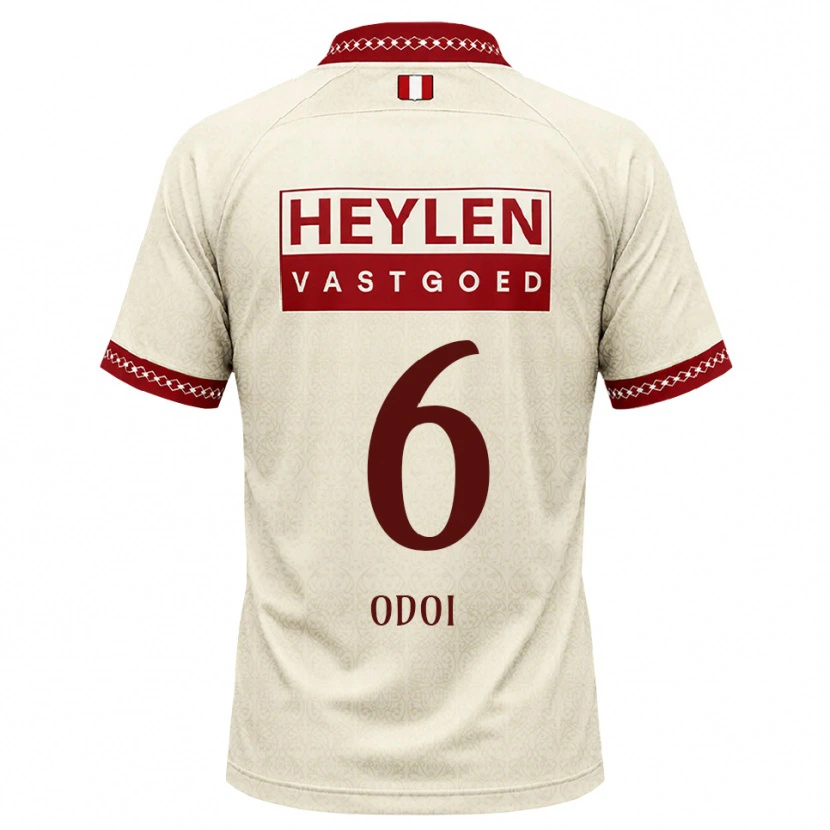 Danxen Damen Denis Odoi #6 Beige Rot Auswärtstrikot Trikot 2026/27 T-Shirt Österreich
