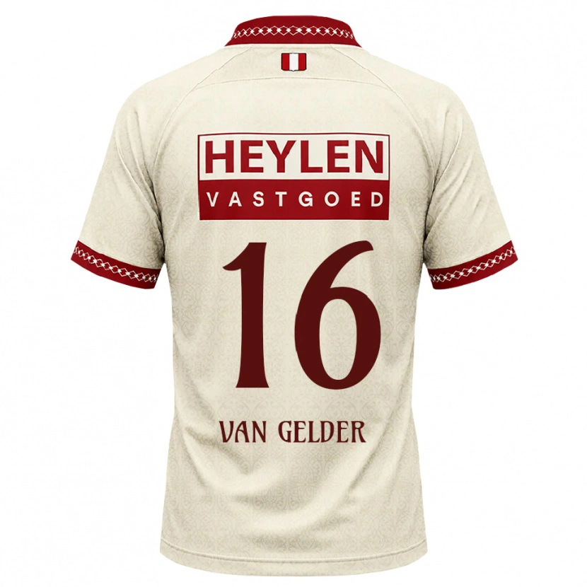 Danxen Damen Louie Van Gelder #16 Beige Rot Auswärtstrikot Trikot 2026/27 T-Shirt Österreich