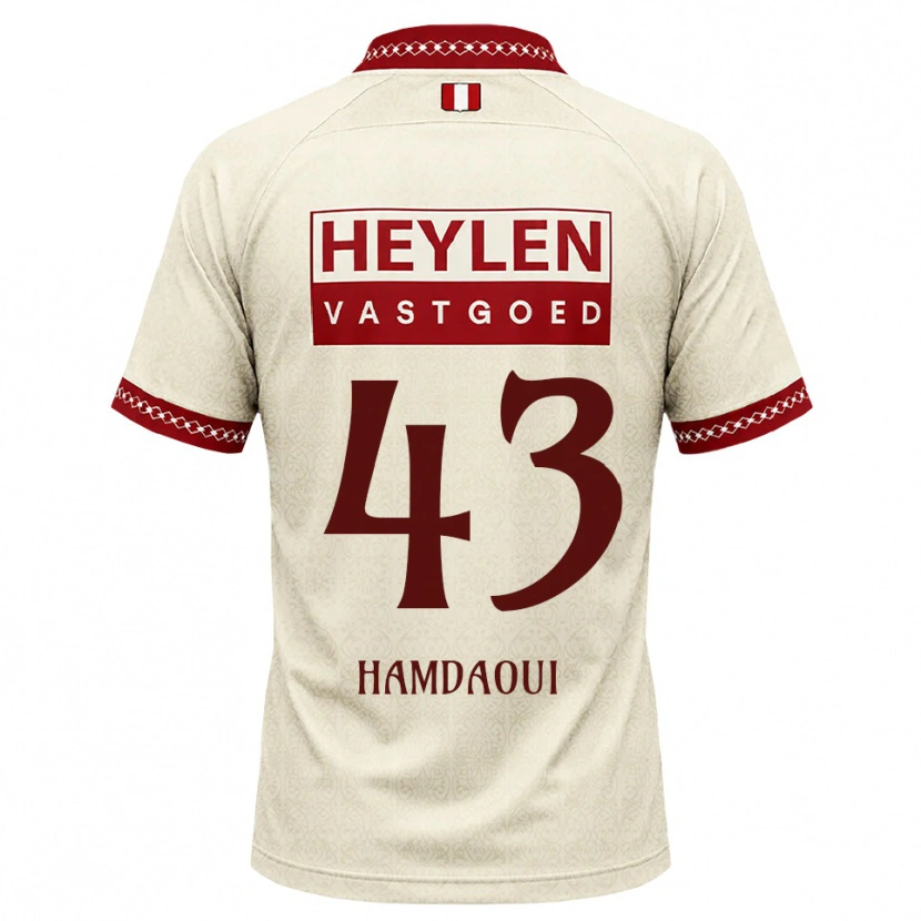 Danxen Damen Youssef Hamdaoui #43 Beige Rot Auswärtstrikot Trikot 2026/27 T-Shirt Österreich