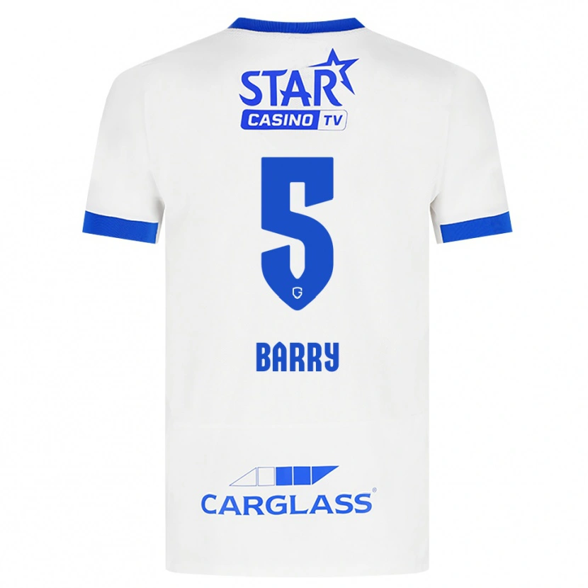 Danxen Damen Alpha Barry #5 Weiß Blau Auswärtstrikot Trikot 2026/27 T-Shirt Österreich