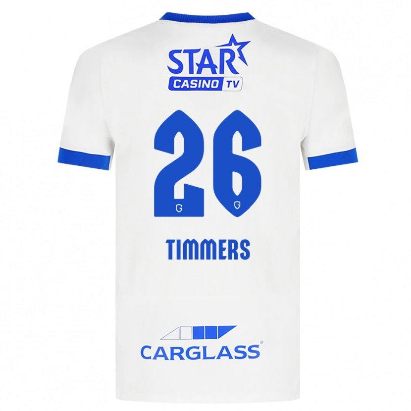 Danxen Damen Sebastiaan Timmers #26 Weiß Blau Auswärtstrikot Trikot 2026/27 T-Shirt Österreich