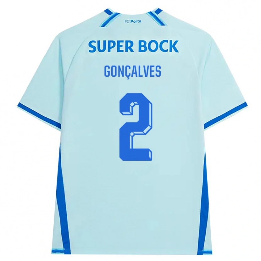Danxen Damen Ema Gonçalves #2 Hellcyan Blau Ausweichtrikot Trikot 2026/27 T-Shirt Österreich