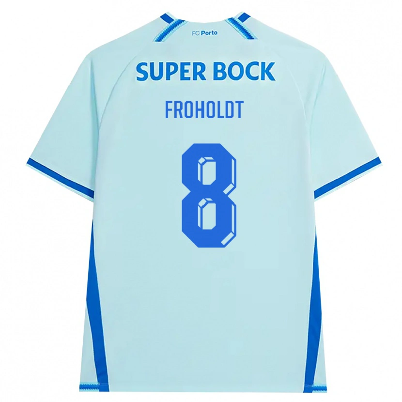 Danxen Damen Victor Froholdt #8 Hellcyan Blau Ausweichtrikot Trikot 2026/27 T-Shirt Österreich