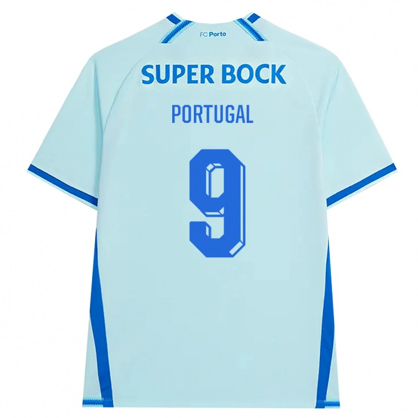 Danxen Damen Tiago Portugal #9 Hellcyan Blau Ausweichtrikot Trikot 2026/27 T-Shirt Österreich