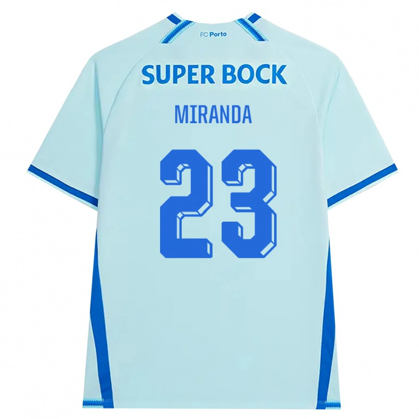 Danxen Damen João Miranda #23 Hellcyan Blau Ausweichtrikot Trikot 2026/27 T-Shirt Österreich