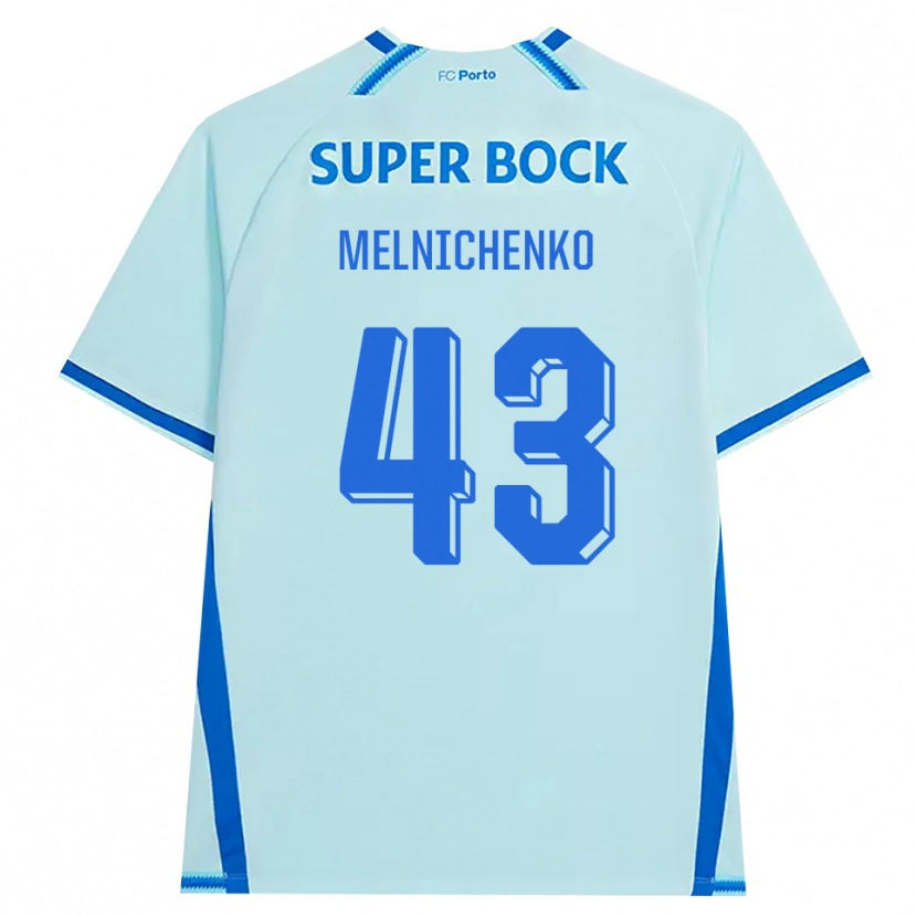 Danxen Damen Trofim Melnichenko #43 Hellcyan Blau Ausweichtrikot Trikot 2026/27 T-Shirt Österreich