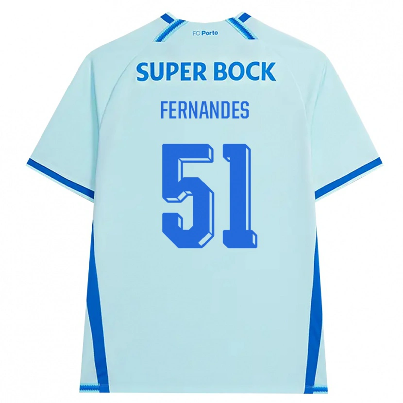 Danxen Damen Diogo Fernandes #51 Hellcyan Blau Ausweichtrikot Trikot 2026/27 T-Shirt Österreich