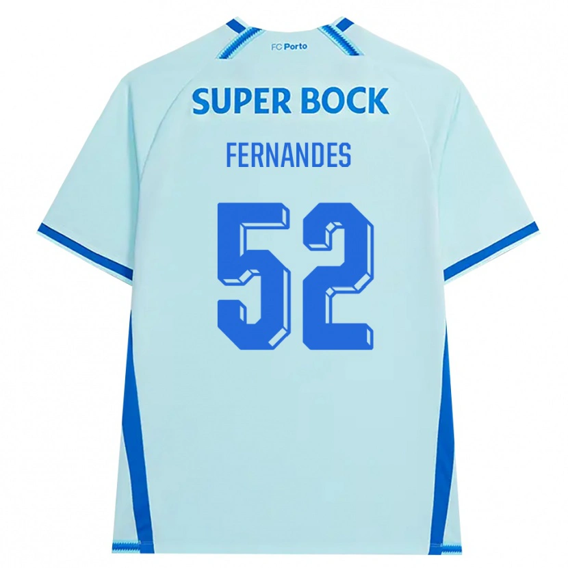 Danxen Damen Martim Fernandes #52 Hellcyan Blau Ausweichtrikot Trikot 2026/27 T-Shirt Österreich