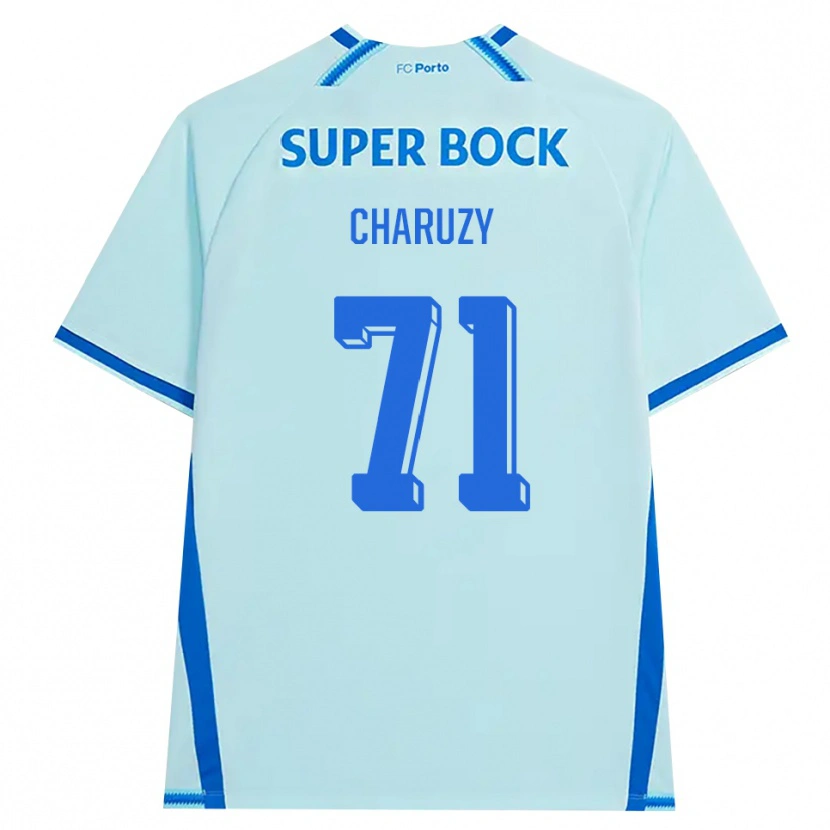 Danxen Damen Hubert Charuży #71 Hellcyan Blau Ausweichtrikot Trikot 2026/27 T-Shirt Österreich