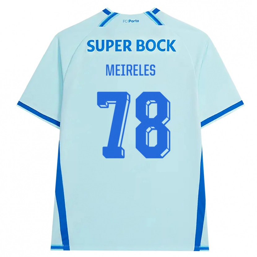 Danxen Damen Jorge Meireles #78 Hellcyan Blau Ausweichtrikot Trikot 2026/27 T-Shirt Österreich