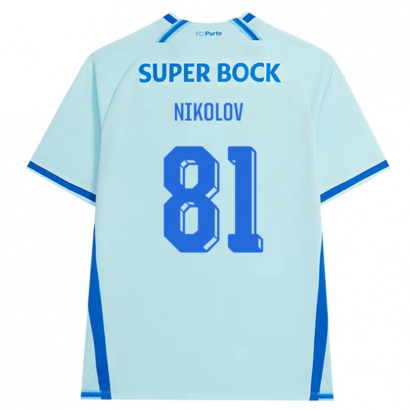 Danxen Damen Antoni Nikolov #81 Hellcyan Blau Ausweichtrikot Trikot 2026/27 T-Shirt Österreich