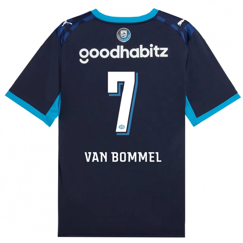 Danxen Damen Ruben Van Bommel #7 Himmelblau Königlichblau Ausweichtrikot Trikot 2026/27 T-Shirt Österreich