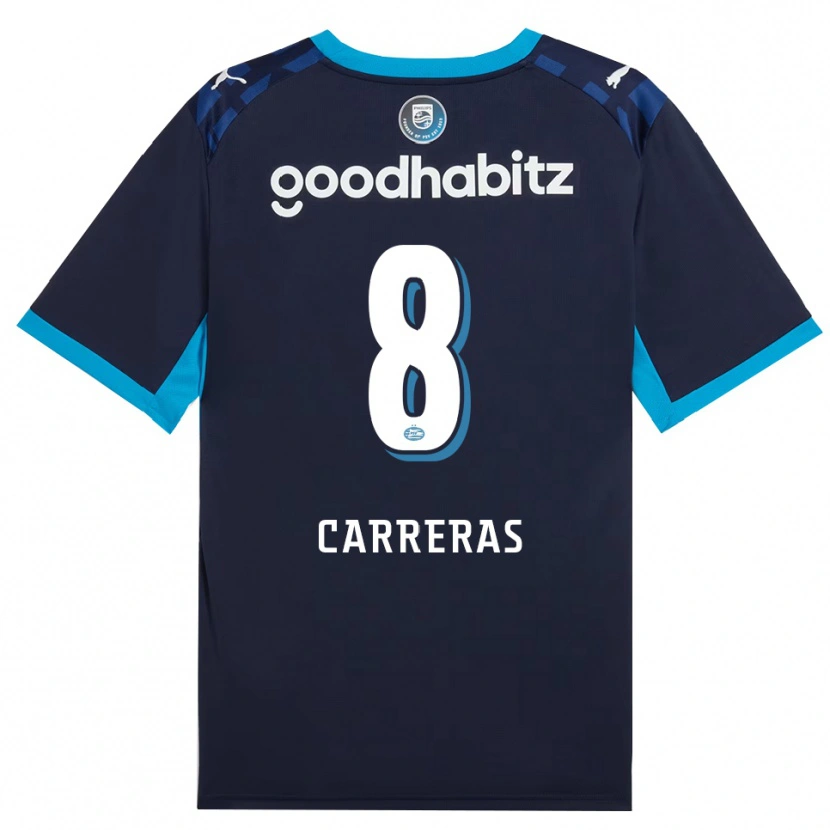 Danxen Damen Georgina Carreras #8 Himmelblau Königlichblau Ausweichtrikot Trikot 2026/27 T-Shirt Österreich