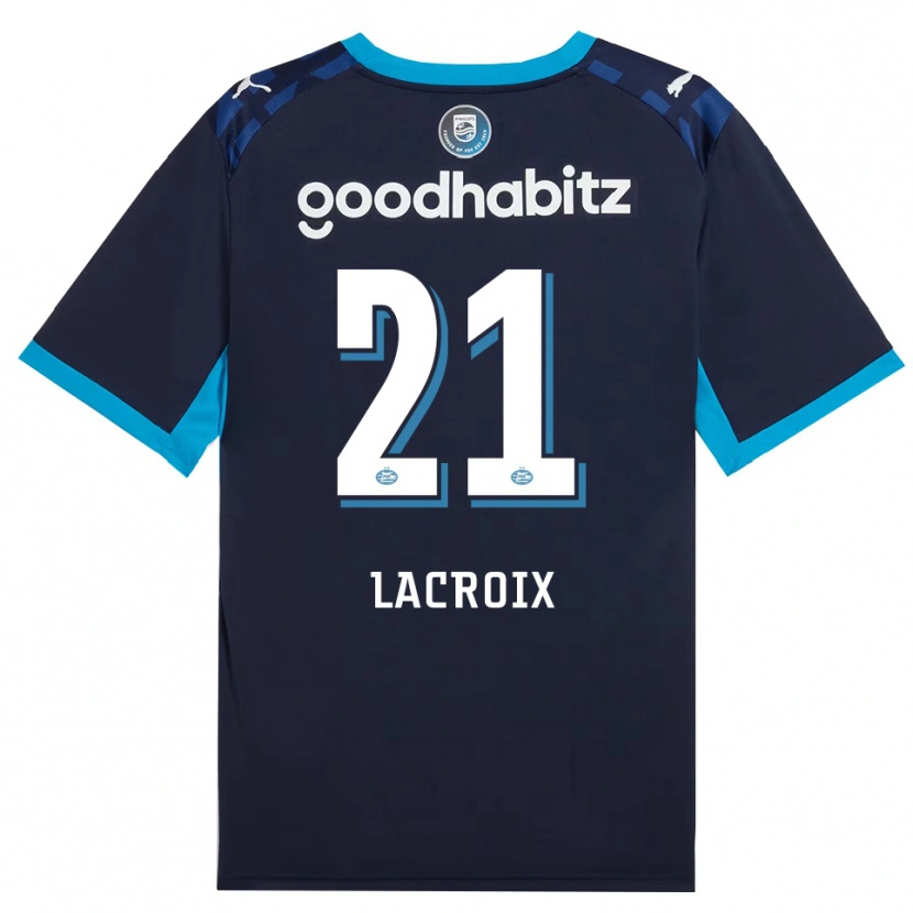 Danxen Damen Robine Lacroix #21 Himmelblau Königlichblau Ausweichtrikot Trikot 2026/27 T-Shirt Österreich