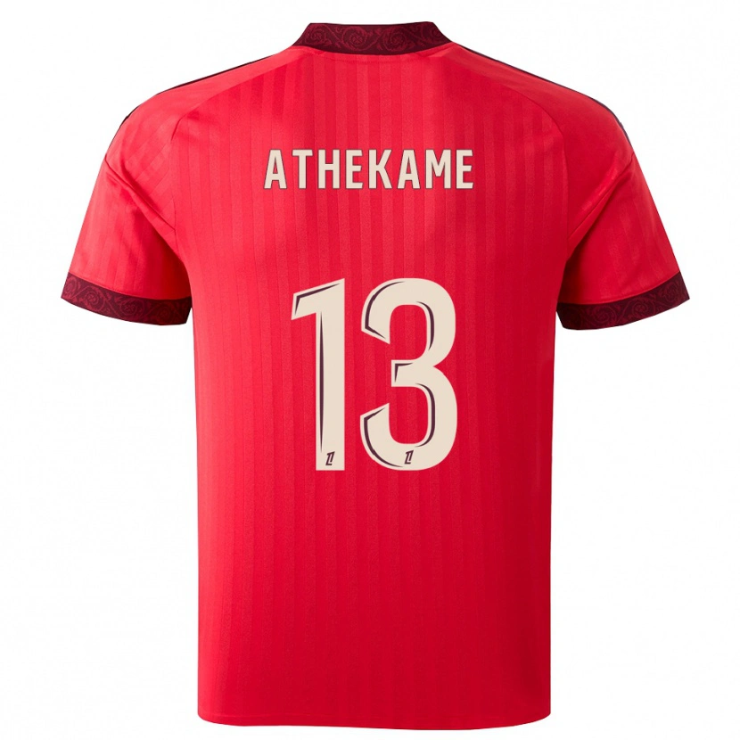 Danxen Damen Zachary Athekame #13 Burgund Rot Weiß Auswärtstrikot Trikot 2026/27 T-Shirt Österreich