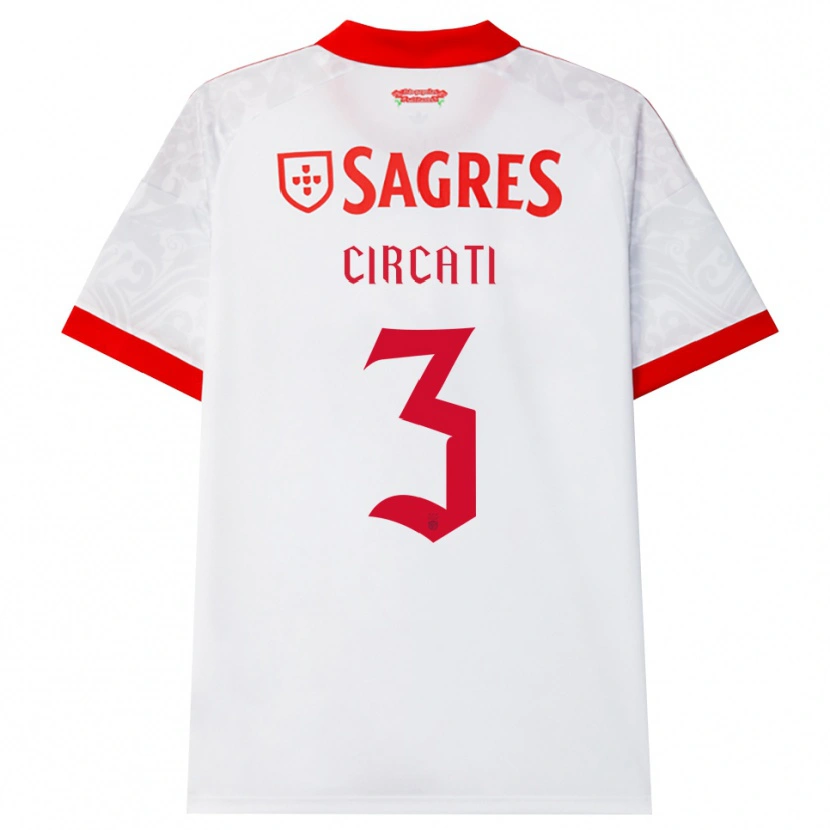 Danxen Damen Alessandro Circati #3 Weiß Rot Gelb Auswärtstrikot Trikot 2026/27 T-Shirt Österreich