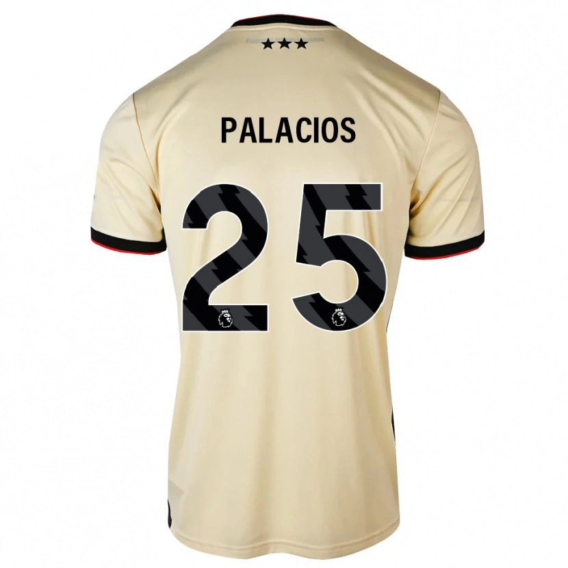 Danxen Damen Exequiel Palacios #25 Zitronen-Chiffon Schwarz Rot Auswärtstrikot Trikot 2026/27 T-Shirt Österreich