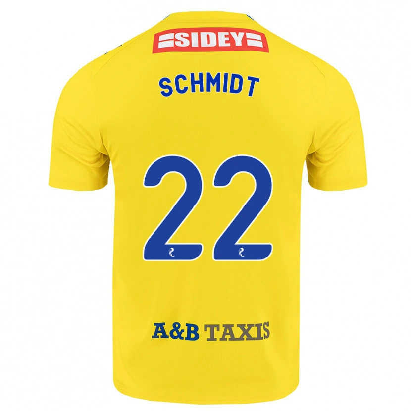 Danxen Damen Danny Schmidt #22 Gelb Blau Schwarz Auswärtstrikot Trikot 2026/27 T-Shirt Österreich