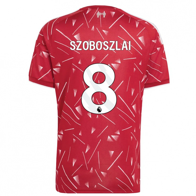 Danxen Kinder Dominik Szoboszlai #8 Weiß Rot Heimtrikot Trikot 2026/27 T-Shirt Österreich