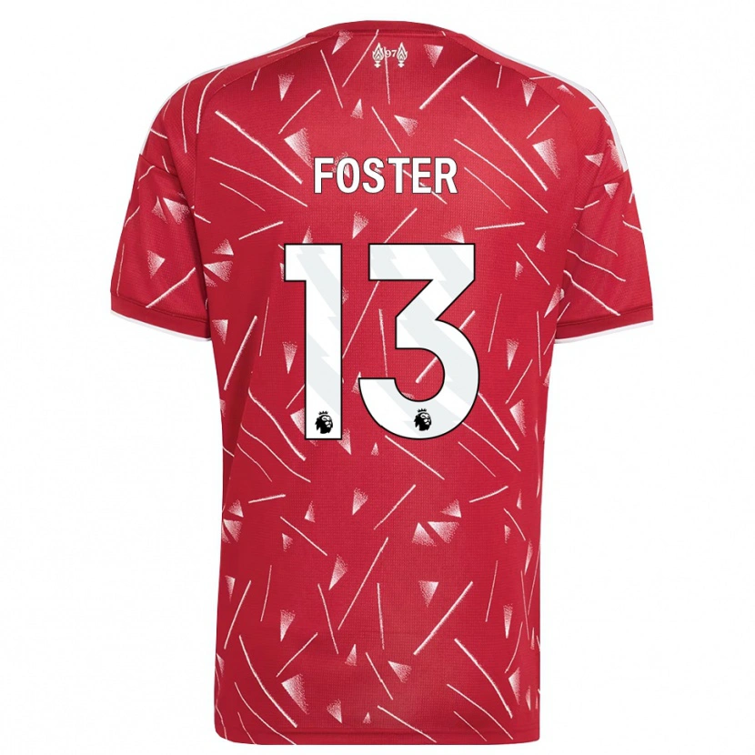 Danxen Kinder Rylee Foster #13 Weiß Rot Heimtrikot Trikot 2026/27 T-Shirt Österreich