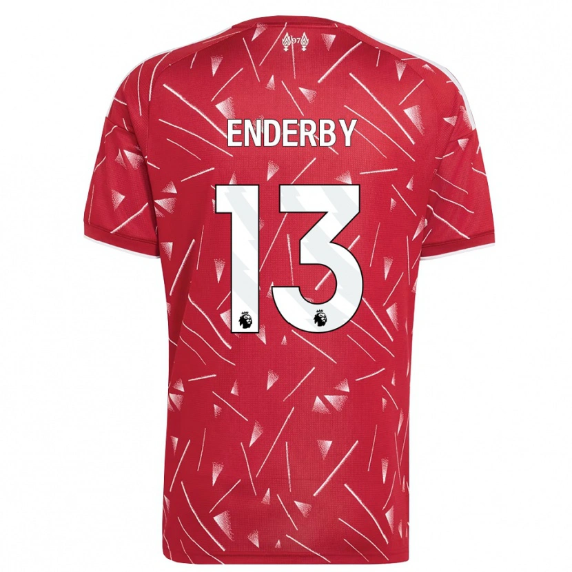 Danxen Kinder Mia Enderby #13 Weiß Rot Heimtrikot Trikot 2026/27 T-Shirt Österreich