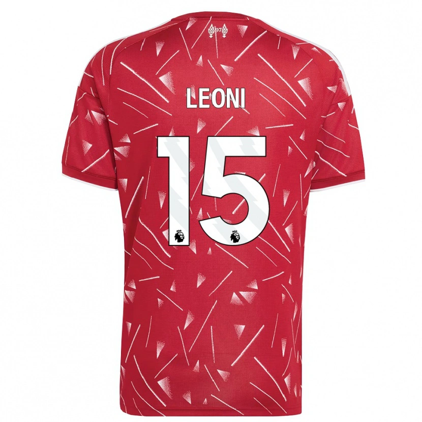 Danxen Kinder Giovanni Leoni #15 Weiß Rot Heimtrikot Trikot 2026/27 T-Shirt Österreich