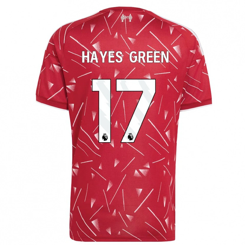 Danxen Kinder Charlie Hayes-Green #17 Weiß Rot Heimtrikot Trikot 2026/27 T-Shirt Österreich