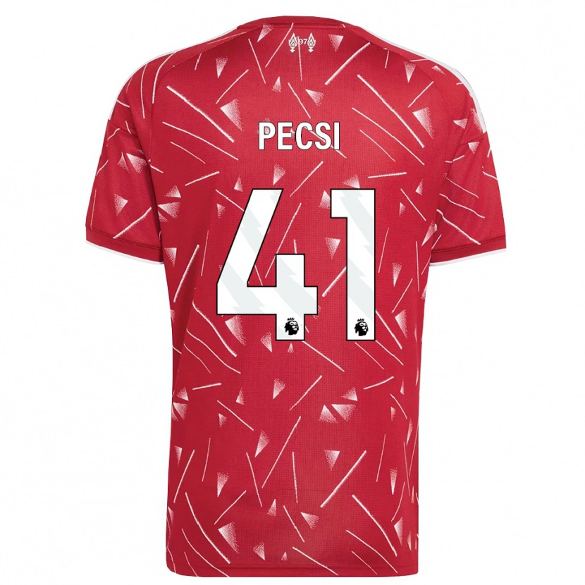 Danxen Kinder Ármin Pécsi #41 Weiß Rot Heimtrikot Trikot 2026/27 T-Shirt Österreich