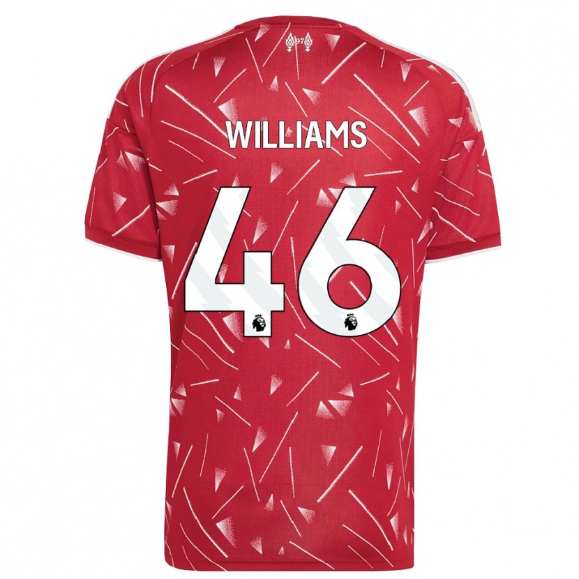 Danxen Kinder Rhys Williams #46 Weiß Rot Heimtrikot Trikot 2026/27 T-Shirt Österreich