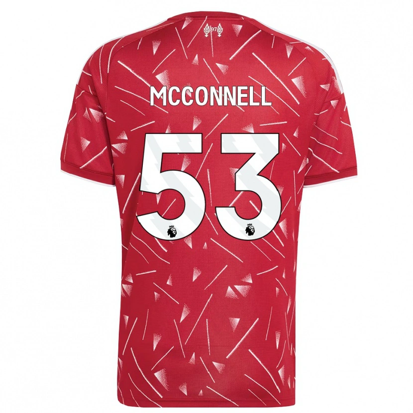 Danxen Kinder James Mcconnell #53 Weiß Rot Heimtrikot Trikot 2026/27 T-Shirt Österreich