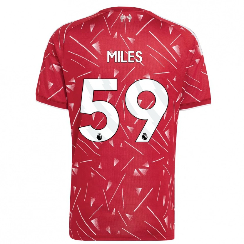 Danxen Kinder Terence Miles #59 Weiß Rot Heimtrikot Trikot 2026/27 T-Shirt Österreich
