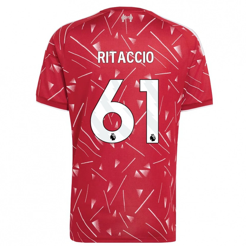 Danxen Kinder Matteo Ritaccio #61 Weiß Rot Heimtrikot Trikot 2026/27 T-Shirt Österreich