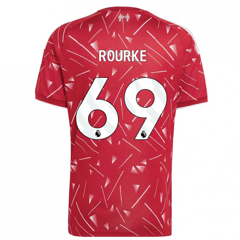 Danxen Kinder Fidel O'rourke #69 Weiß Rot Heimtrikot Trikot 2026/27 T-Shirt Österreich