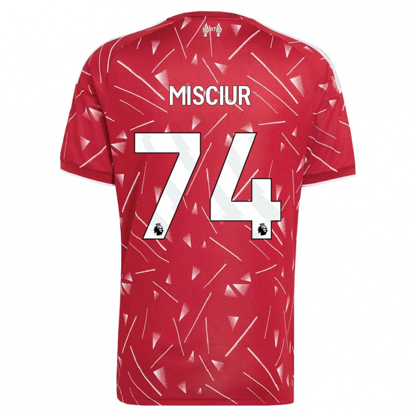 Danxen Kinder Kornel Misciur #74 Weiß Rot Heimtrikot Trikot 2026/27 T-Shirt Österreich