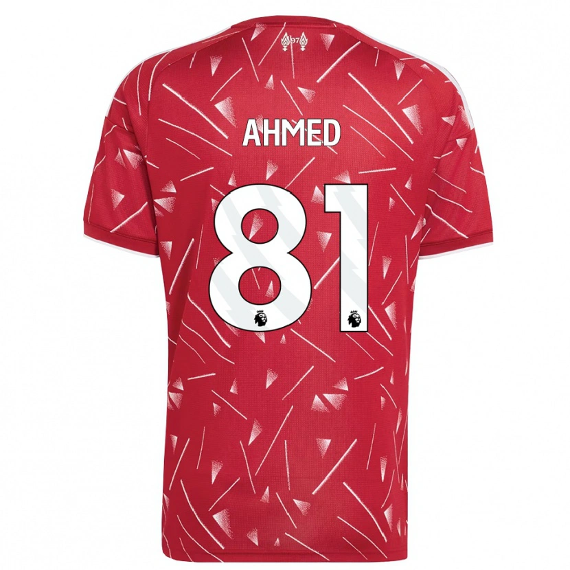 Danxen Kinder Karim Ahmed #81 Weiß Rot Heimtrikot Trikot 2026/27 T-Shirt Österreich