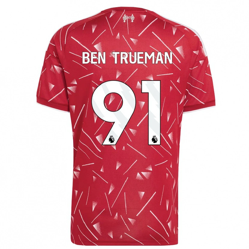 Danxen Kinder Ben Trueman #91 Weiß Rot Heimtrikot Trikot 2026/27 T-Shirt Österreich
