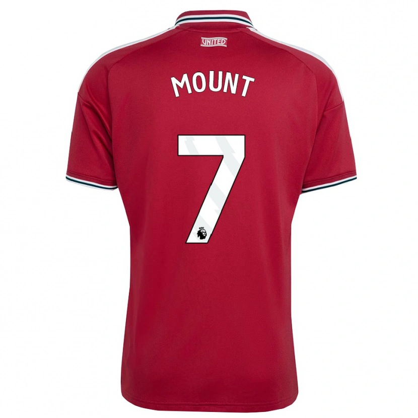 Danxen Kinder Mason Mount #7 Rot Gelb Weiß Heimtrikot Trikot 2026/27 T-Shirt Österreich