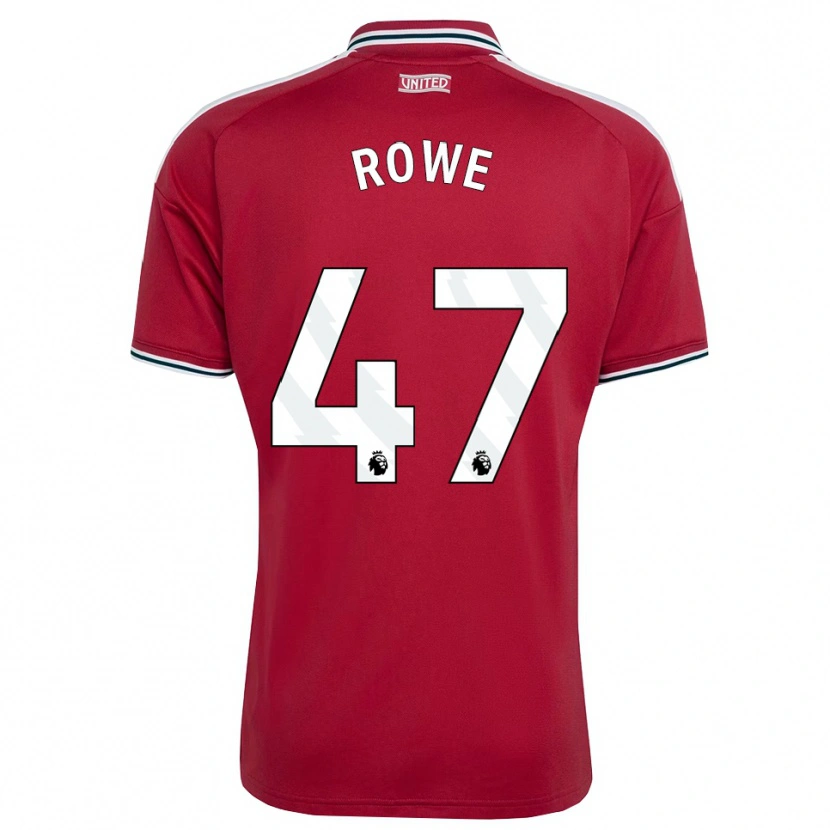Danxen Kinder Tommy Rowe #47 Rot Gelb Weiß Heimtrikot Trikot 2026/27 T-Shirt Österreich
