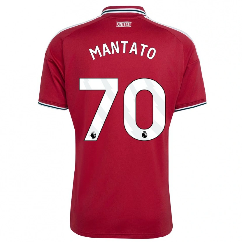 Danxen Kinder Bendito Mantato #70 Rot Gelb Weiß Heimtrikot Trikot 2026/27 T-Shirt Österreich